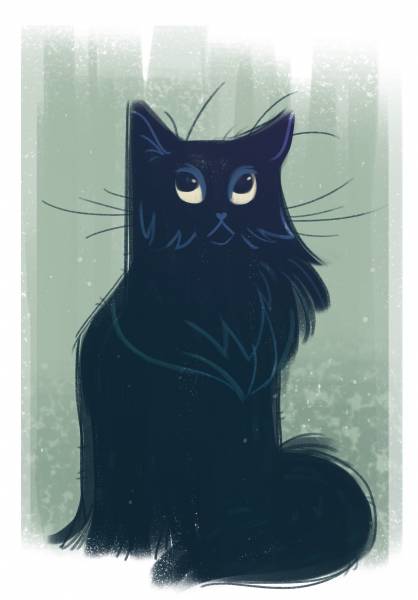 Голубая кошка