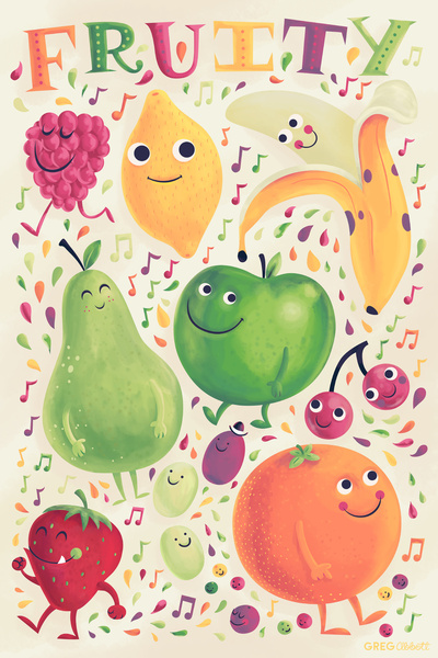Веселые фрукты